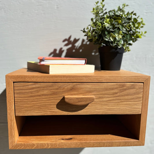 Mini Bedside Table - Drawer Plus Cubby