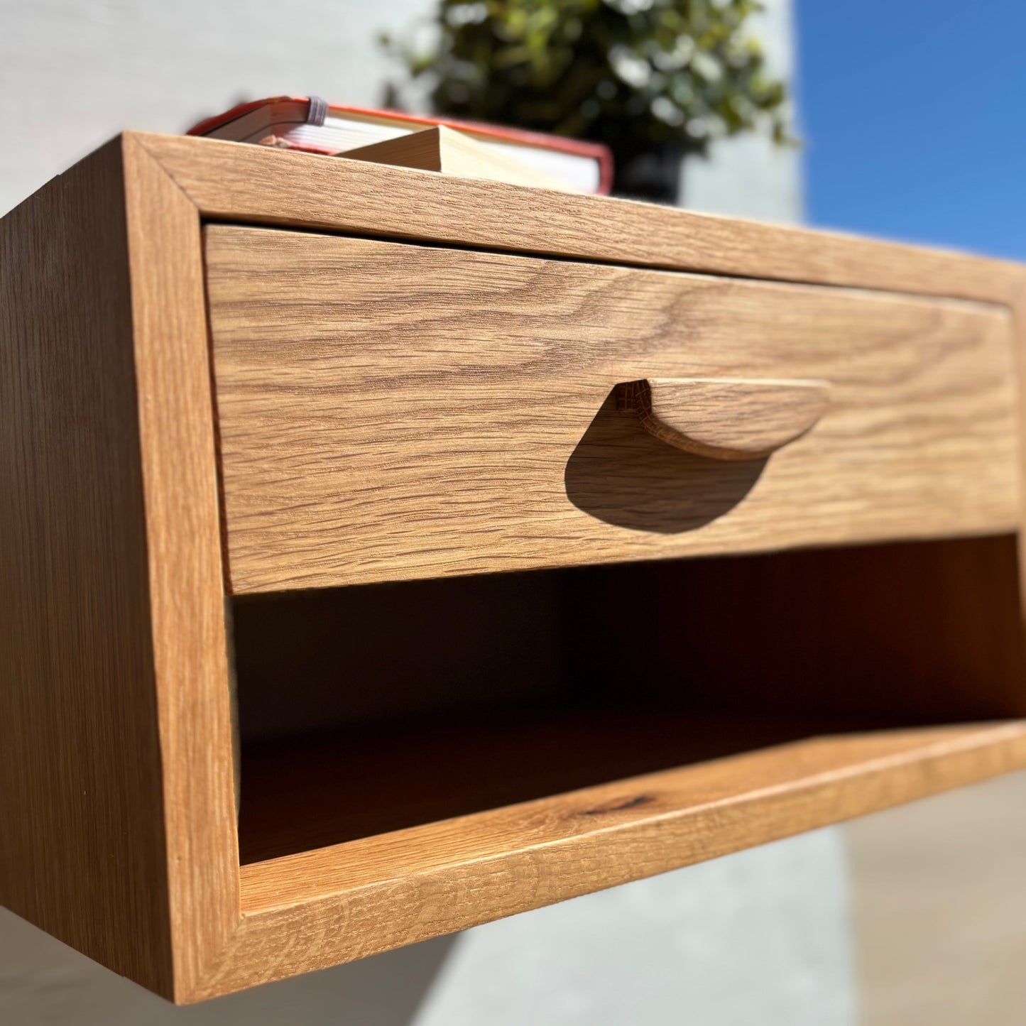 Mini Bedside Table - Drawer Plus Cubby